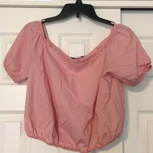⚡️Pink Madewell Crop Top ⚡️